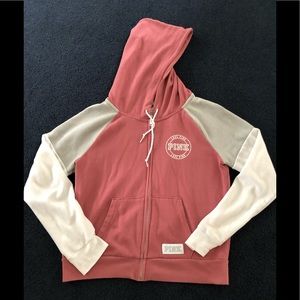 Pink Full Zip Hoodie
